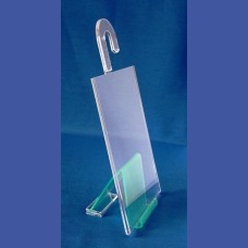 CARTEL P   Horizontal con percha para barra de 22 mm  <br>Medidas: A-4         Percha <br>